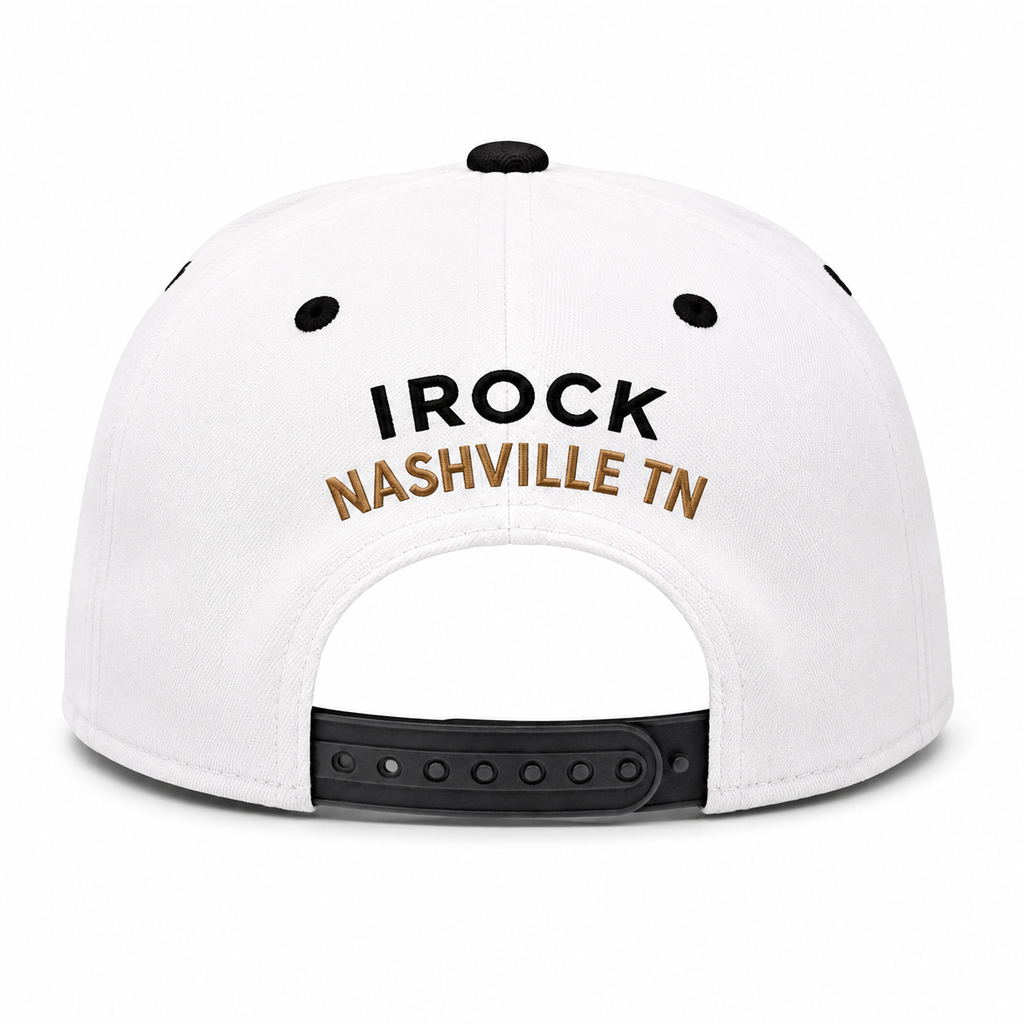 Nashville Script Snapback

White / Black Premium Edition