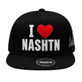 I ❤️ NASHTN Premium Snapback – Limited Drop