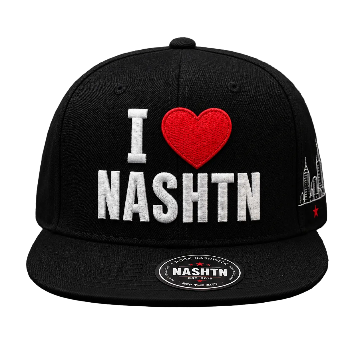 I ❤️ NASHTN Premium Snapback – Limited Drop