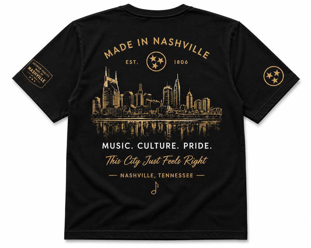 I Rock Nashville TN – Signature Premium Tee

Made in Nashville. Built to Stand Out.