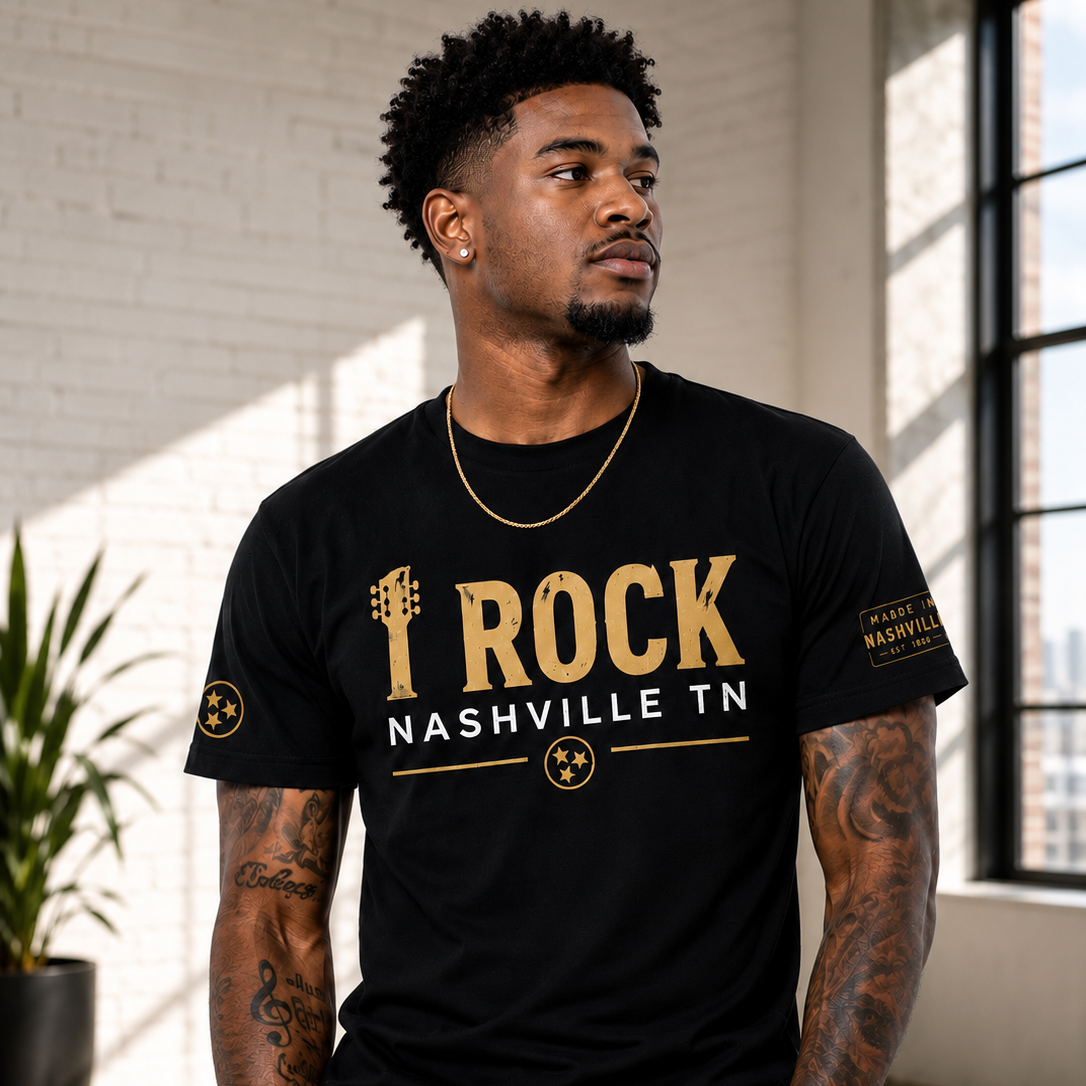 I Rock Nashville TN – Signature Premium Tee

Made in Nashville. Built to Stand Out.