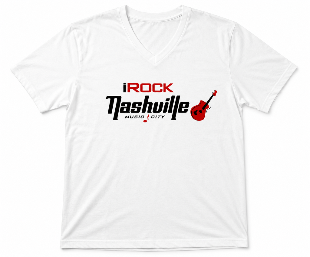 iROCK Nashville™ Music City V-Neck T-Shirt